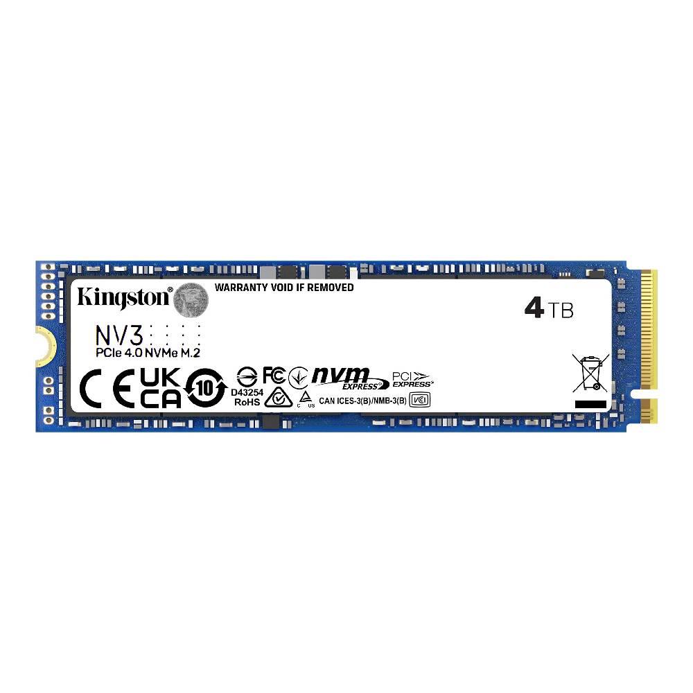 Kingston 4TB NV3 Gen4x4 NVMe M.2 SSD (6000MB Okuma / 5000MB Yazma)