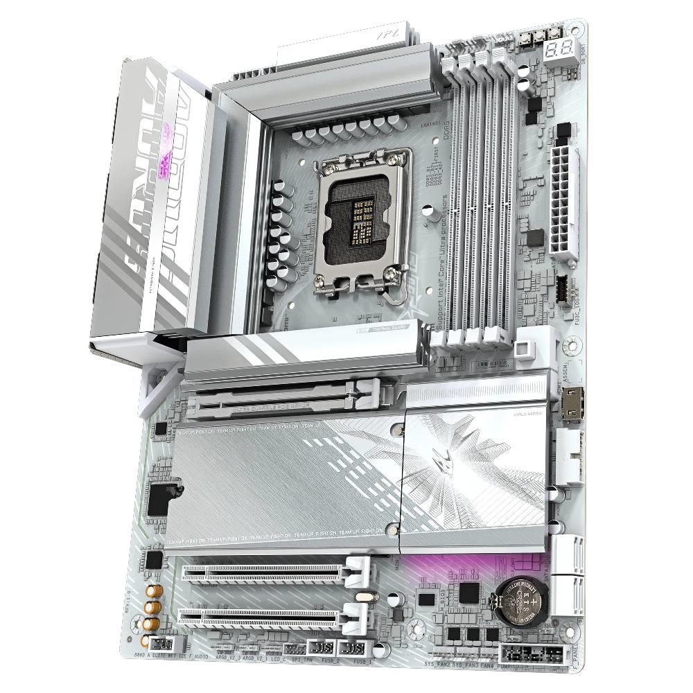 GIGABYTE B860 AORUS ELITE WIFI7 ICE 9200MHz OC DDR5 Soket 1851 M.2 USB4 HDMI DP ATX Anakart