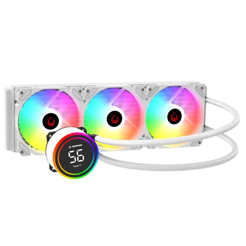 Rampage HELIOS C17 ARGB Sıcaklık Göstergeli 360mm Beyaz İşlemci Sıvı Soğutucu