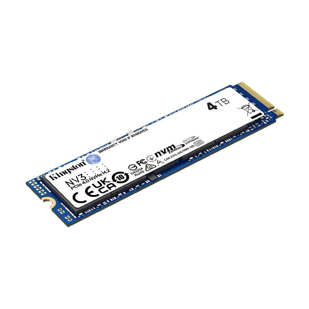 Kingston 4TB NV3 Gen4x4 NVMe M.2 SSD (6000MB Okuma / 5000MB Yazma)