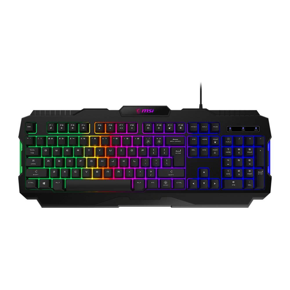 MSI FORGE GK100 Membrane RGB Mekanik Kablolu Gaming Klavye