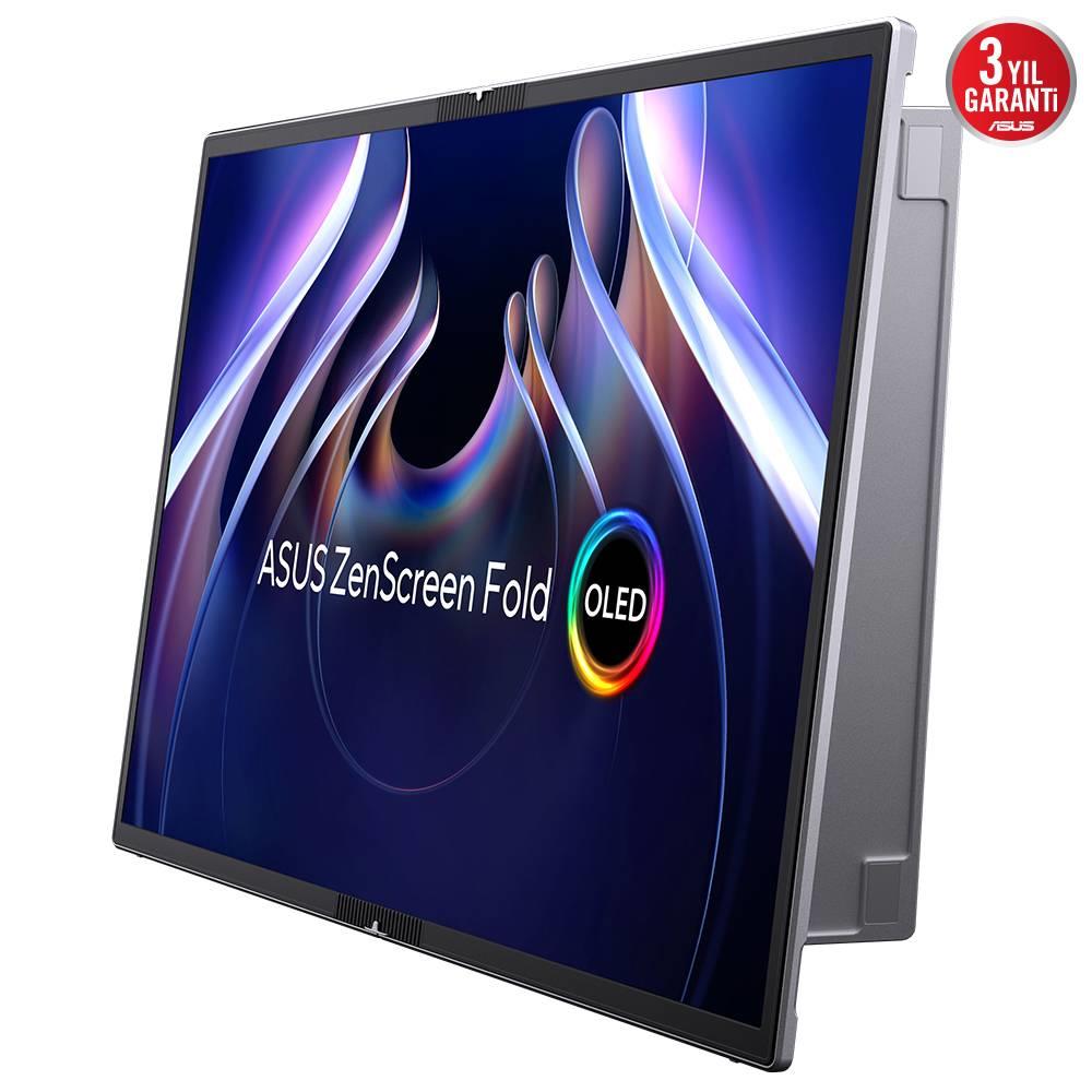ASUS ZenScreen Fold OLED MQ17QH 17.3" 60Hz 0.2ms Mini HDMI Type-C DisplayHDR 500 True Black OLED Taşınabilir Monitör