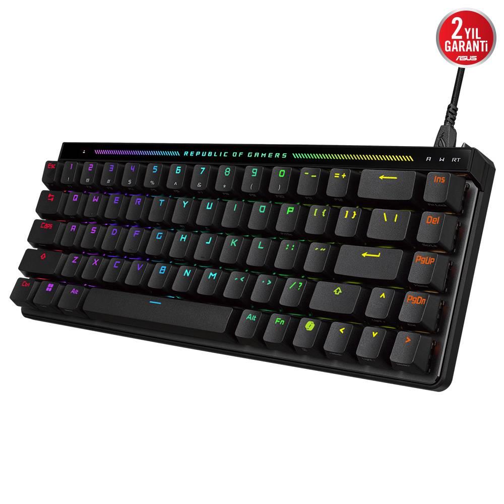 ASUS ROG FALCHION ACE HFX ROG HFX Manyetik Switch Kablolu RGB Siyah Mekanik Gaming Klavye