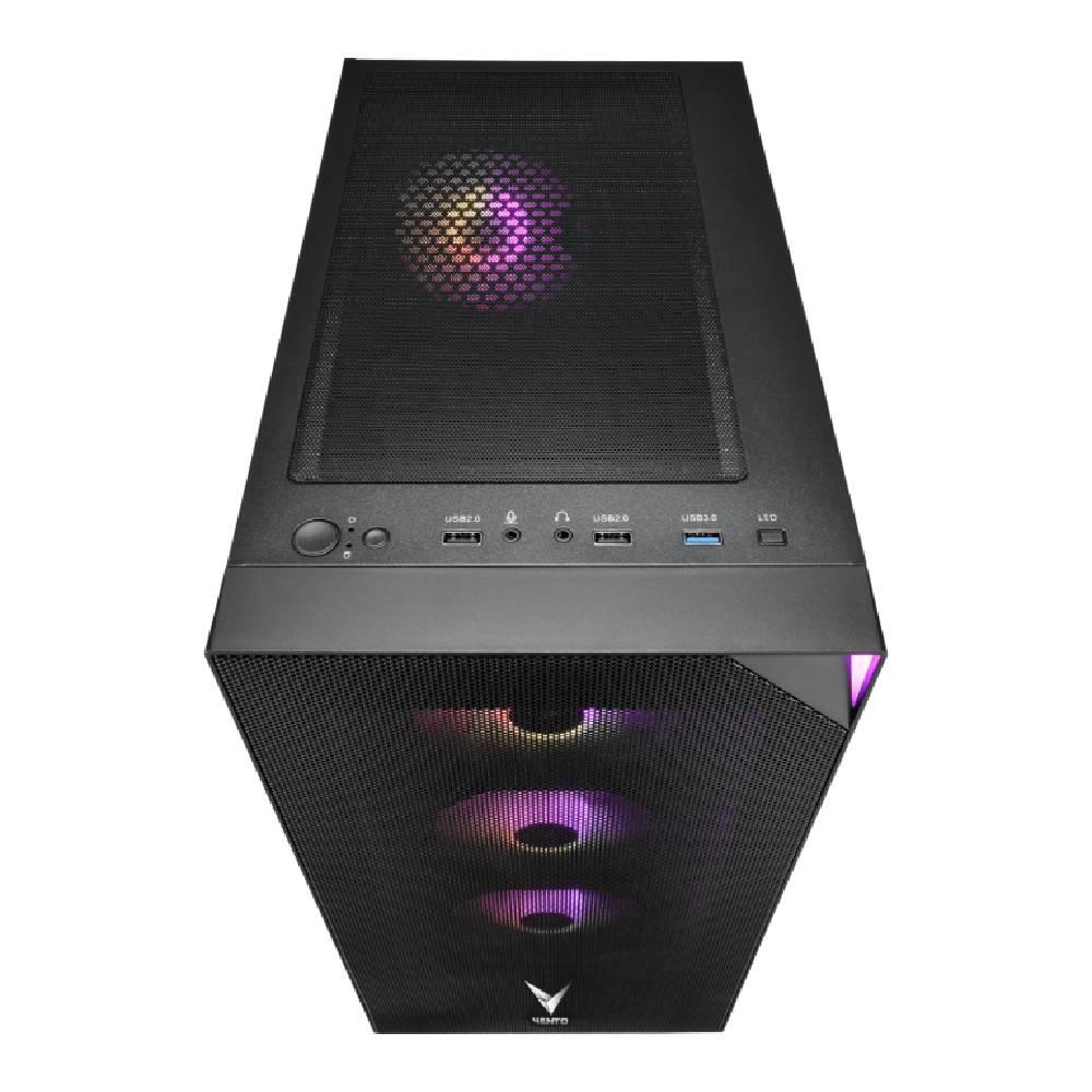 VENTO VG3400S RGB Tempered Glass USB 3.0 Mesh ATX Mid Tower Kasa + FSP 650W 80Plus PSU