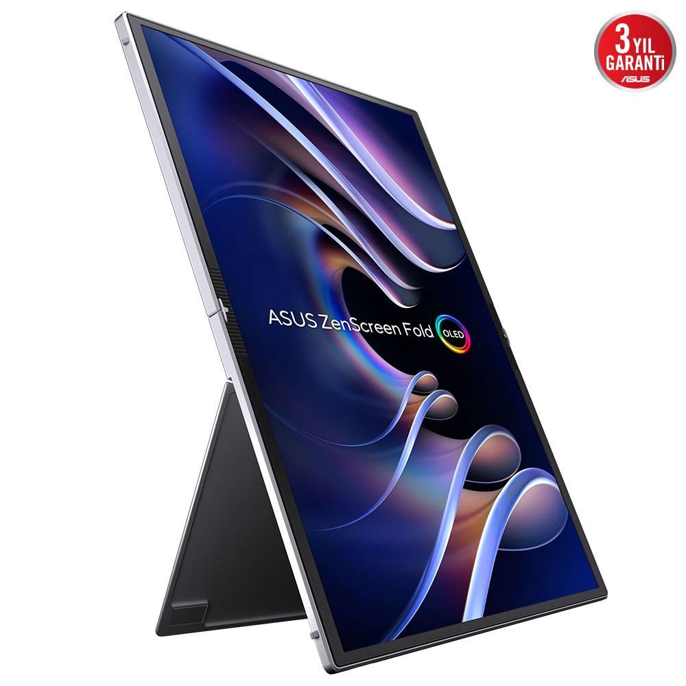 ASUS ZenScreen Fold OLED MQ17QH 17.3" 60Hz 0.2ms Mini HDMI Type-C DisplayHDR 500 True Black OLED Taşınabilir Monitör