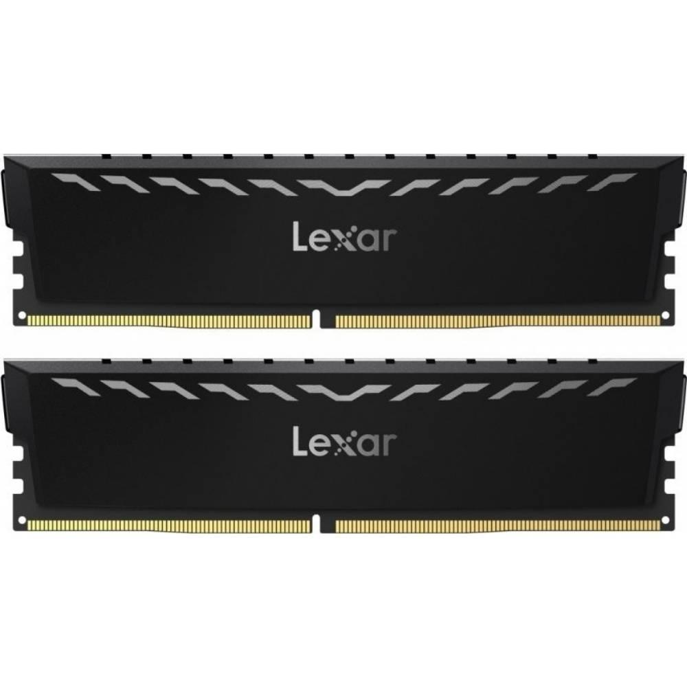 Lexar 16GB (2x8GB) Thor 3200MHz CL18 DDR4 Siyah Dual Kit Ram