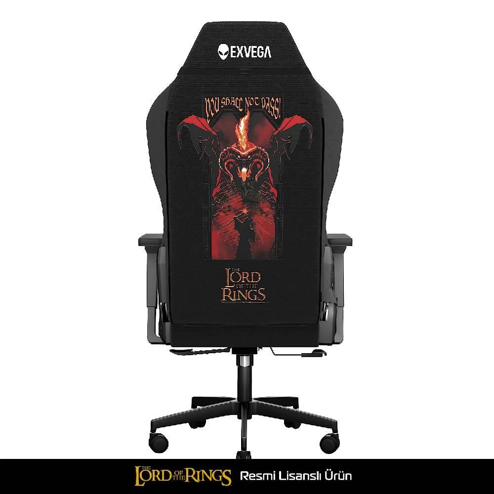 EXVEGA Andromeda 2025 Lord Of The Rings You Shall Not Pass Masajlı Dokuma Kumaş Gaming Koltuk