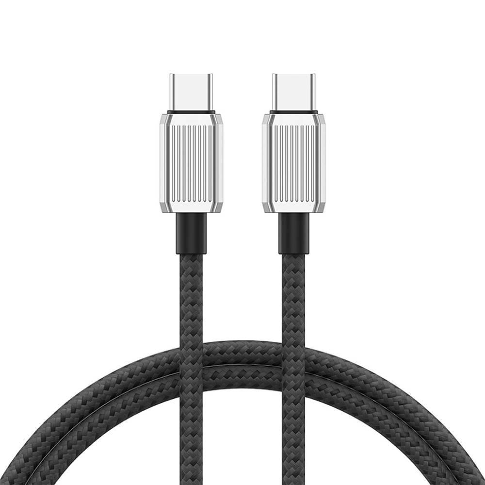 Orico 60W 3A PD Type-C to Type-C Hızlı Şarj ve Data Kablosu 1 Metre Siyah