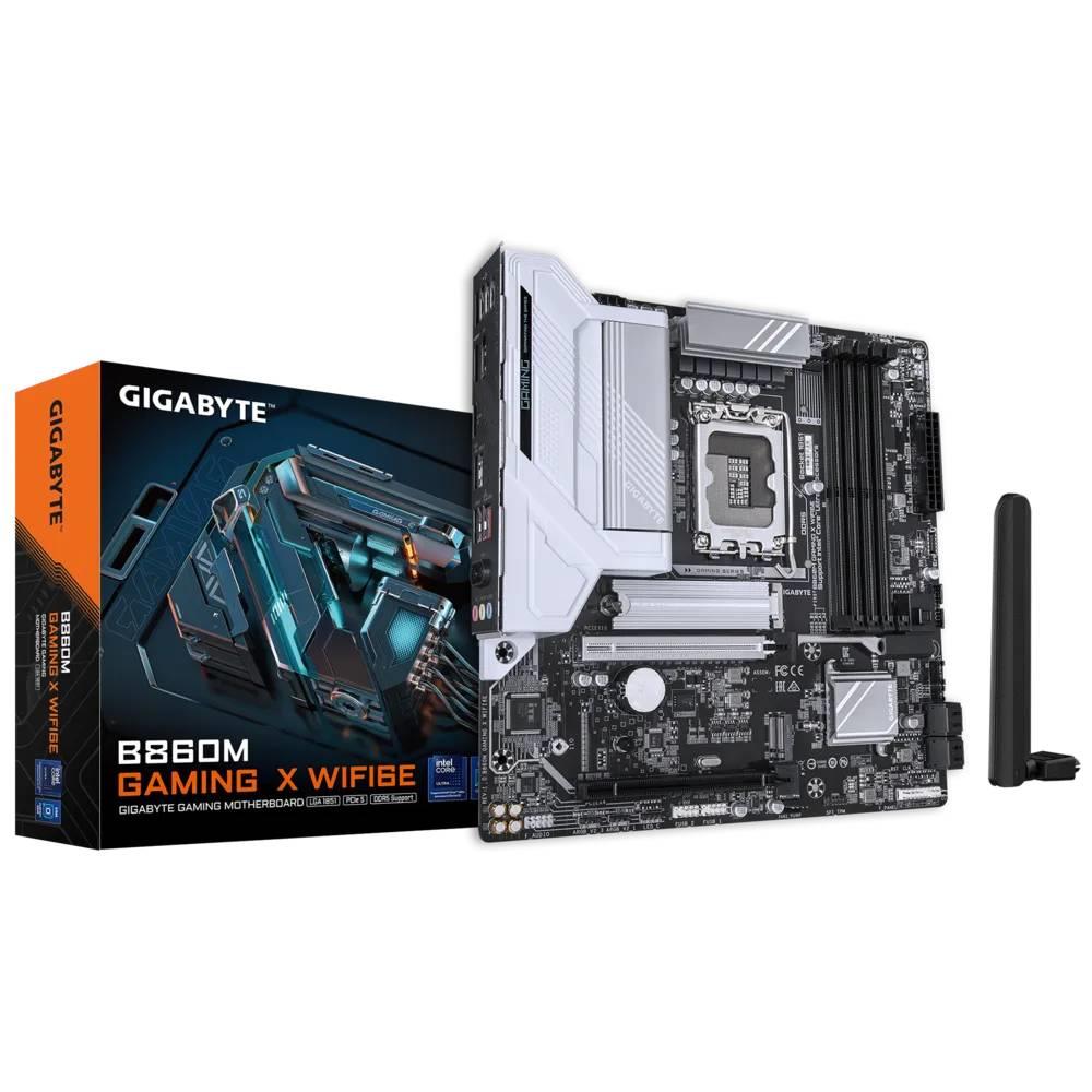 GIGABYTE B860M GAMING X WIFI6E 9200MHz OC DDR5 Soket 1851 M.2 USB4 HDMI DP mATX Anakart
