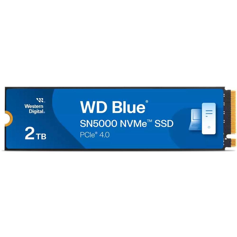 WD 2TB BLUE SN5000 NVMe Gen4x4 M.2 SSD 5150MB Okuma / 4850MB Yazma