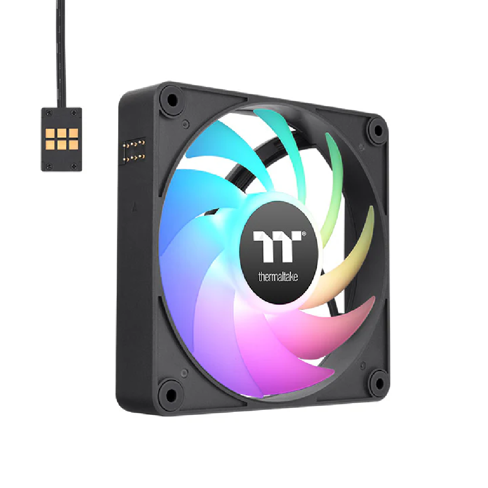 Thermaltake CT120 120mm ARGB Sync Manyetik Siyah Kasa Fanı (3-Fan Pack)