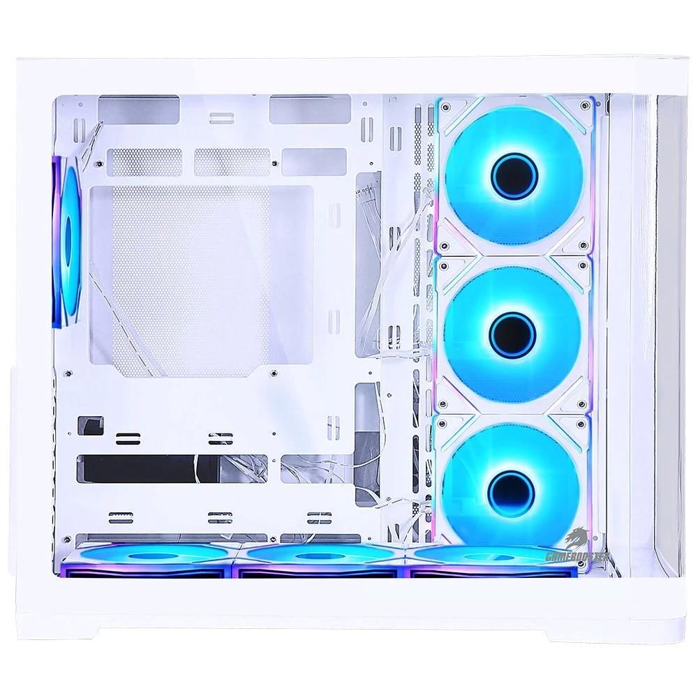 GameBooster GB-G2851BW Sea View USB 3.0 ARGB ATX Mid Tower Beyaz Kasa
