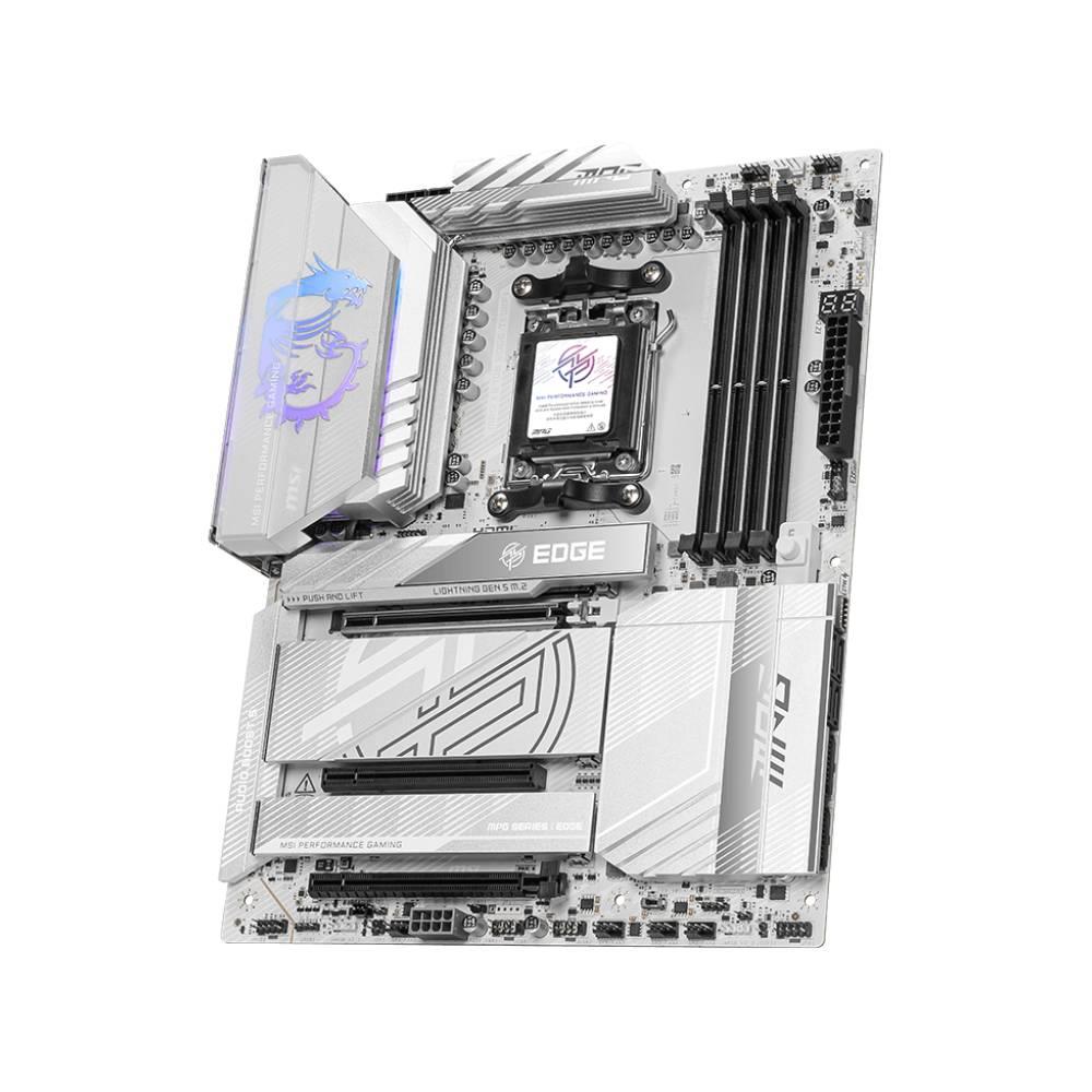 MSI MPG X870E EDGE TI WIFI 8400MHz(OC) DDR5 Soket AM5 M.2 HDMI USB4 ATX Anakart