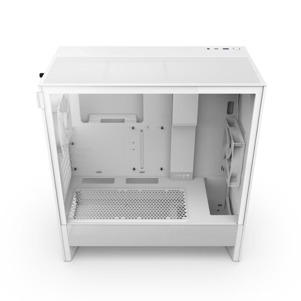 NZXT H5 Flow Edition ATX USB 3.2 USB-C Beyaz Mid Tower Kasa