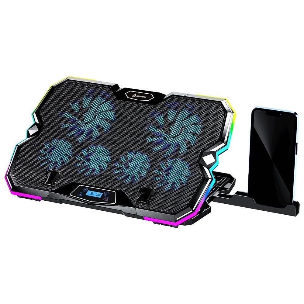 GameBooster GB-NS10 Hurricane RGB 14"-19" Led Notebook Soğutucu Stand