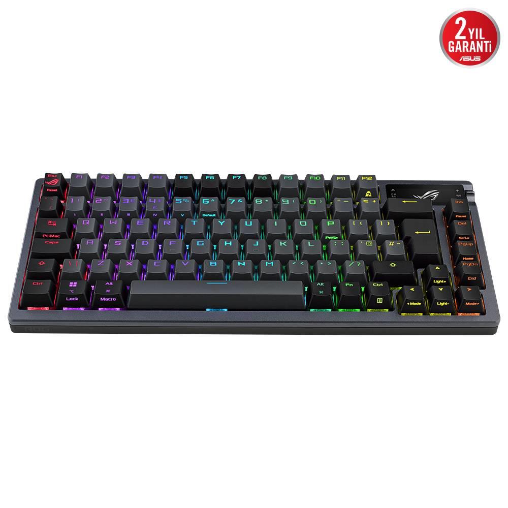 ASUS ROG Azoth ROG NX Mechanical Switch İngilizce RGB Mekanik Kablosuz Siyah Gaming Klavye