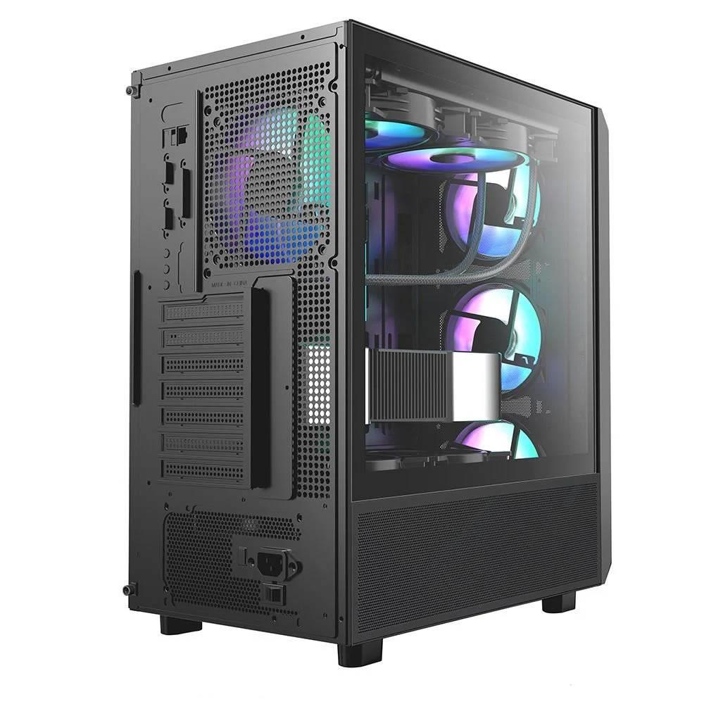 PowerBoost PB-P3602BB 850W 80+ Bronze USB 3.0 Tempered Glass Mesh ARGB Fanlı ATX Gaming Kasa