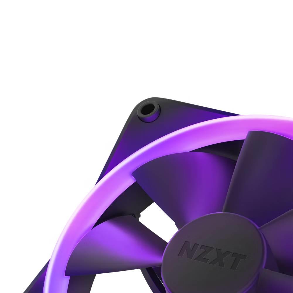 NZXT F120 RGB 120mm Siyah Üçlü Kasa Fanı