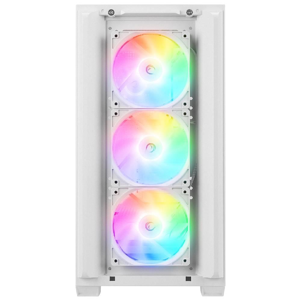 Rampage CRAFT Mesh ARGB USB3.0 Tempered Glass Beyaz Mid Tower Gaming Kasa