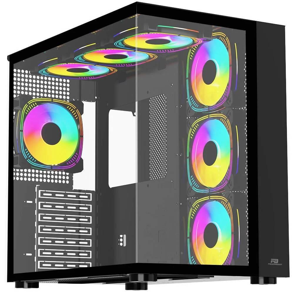 PowerBoost PB-SS02B Sea View USB 3.0 ARGB ATX Mid Tower Siyah Kasa
