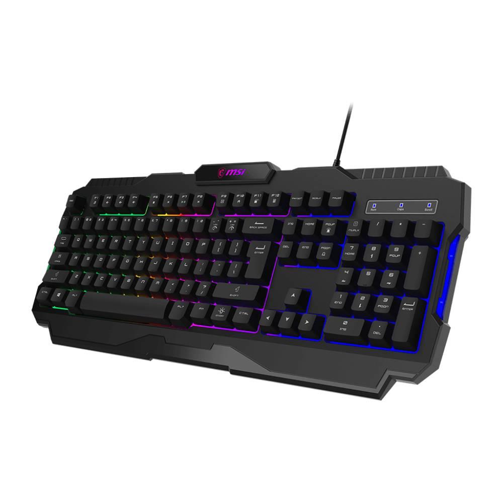 MSI FORGE GK100 Membrane RGB Mekanik Kablolu Gaming Klavye
