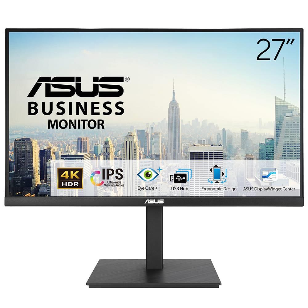 ASUS VA27UQSB 27" 60Hz 5ms HDMI DP USB 3.2 AdaptiveSync Pivot HDR10 UHD IPS Monitör