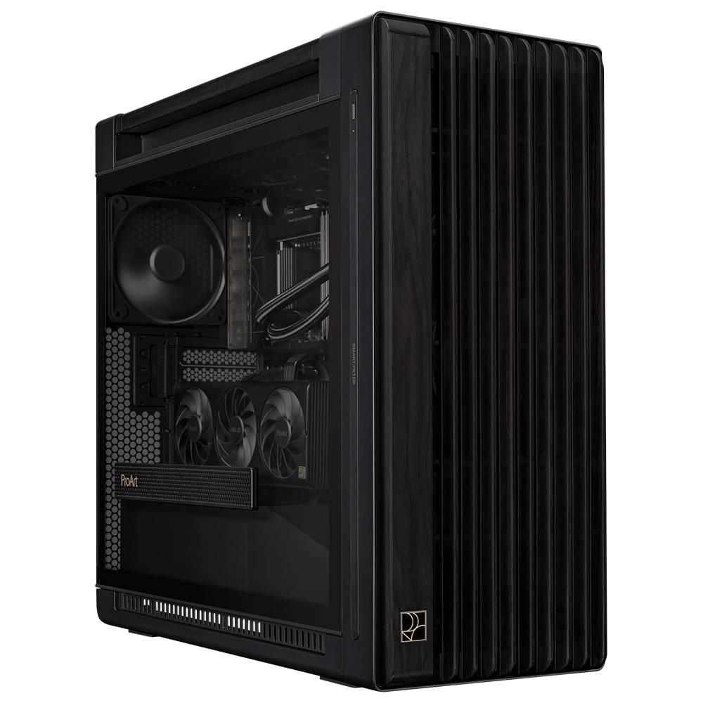ASUS ProArt PA602 Wood Edition USB 3.2 USB C Tempered Glass ATX Mid Tower Kasa