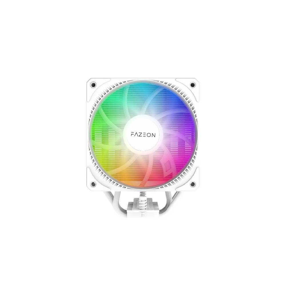 FAZEON A4120TAW Beyaz 12cm ARGB Kule Tipi İşlemci Soğutucu