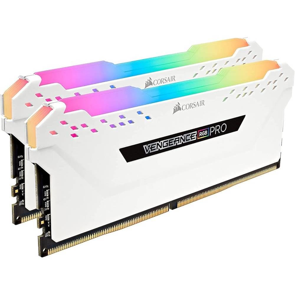 CORSAIR 16GB (2x8GB) Vengeance RGB PRO 3200MHz CL16 DDR4 Beyaz Dual Kit Ram