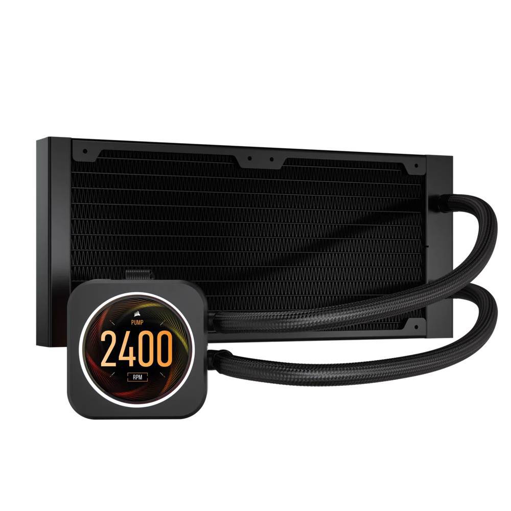 CORSAIR iCUE H100i ELITE LCD Display RGB 240mm İşlemci Sıvı Soğutucu
