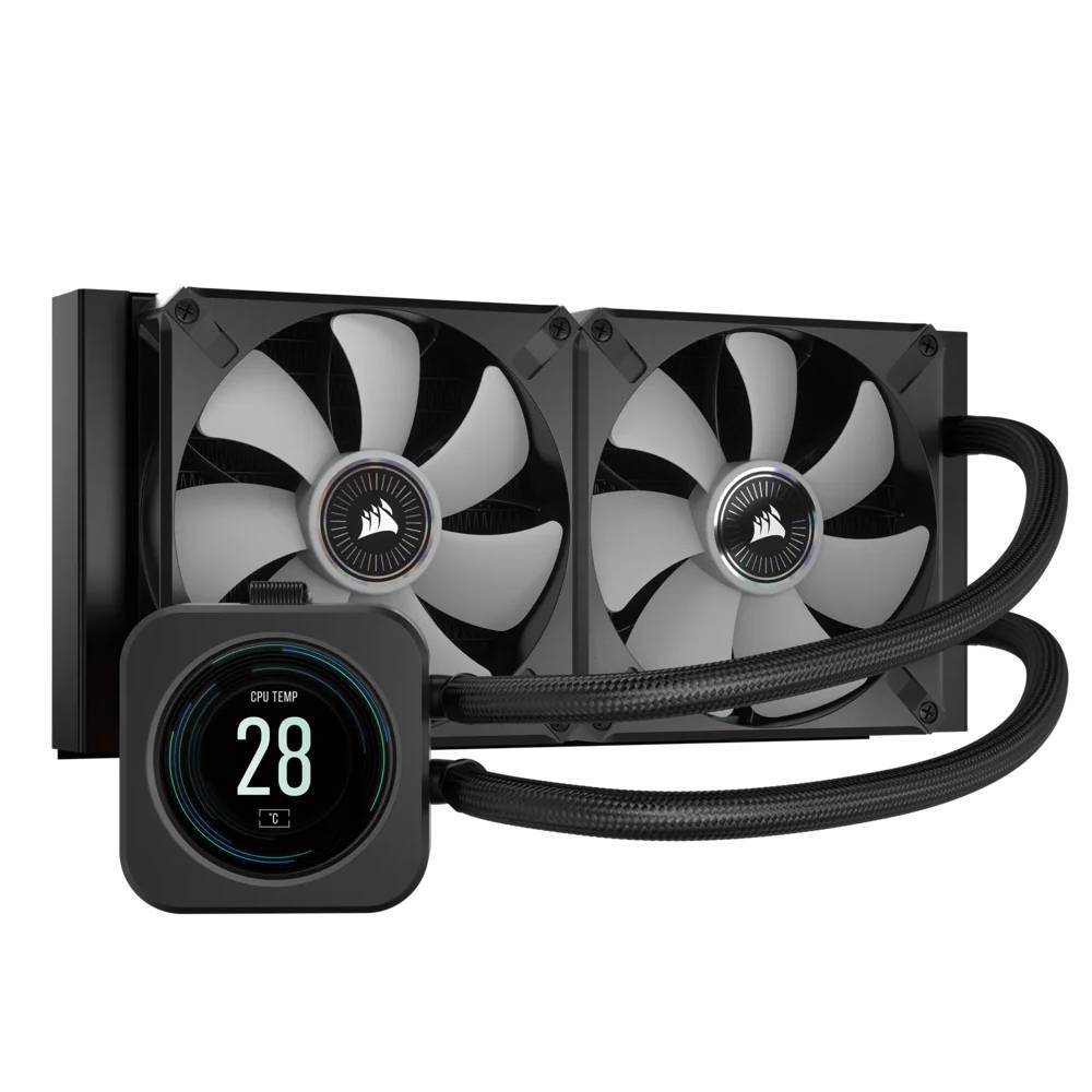 CORSAIR iCUE H100i ELITE LCD Display RGB 240mm İşlemci Sıvı Soğutucu