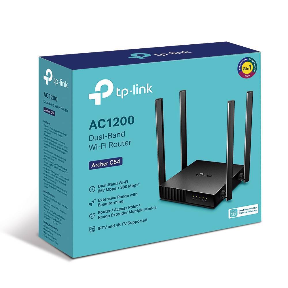 TP-LINK Archer C54 AC1200 Dual-Band Wi-Fi Router