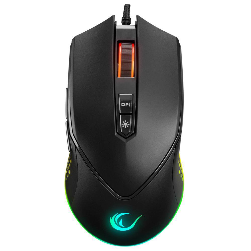 Rampage SMX-R43 X-GRIND 6400 DPI RGB Led Siyah Gaming Mouse