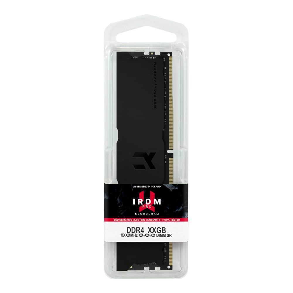 GoodRam 16GB(2x8GB) IRDM PRO 3600MHz CL18 DDR4 Siyah Dual Kit Ram