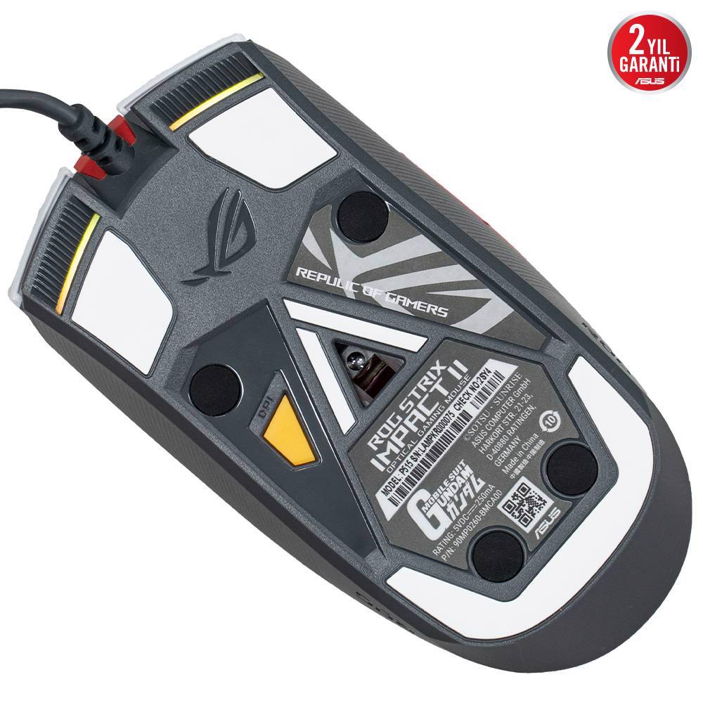 ASUS ROG STRIX IMPACT II GUNDAM RGB Gaming Mouse
