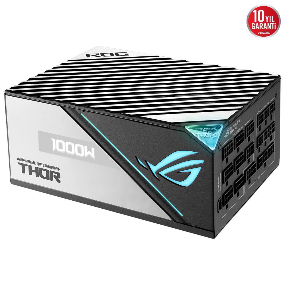 ASUS THOR 1000P2 GAMING 80+ Platinum Full Modüler 135mm Fanlı Beyaz ATX PSU