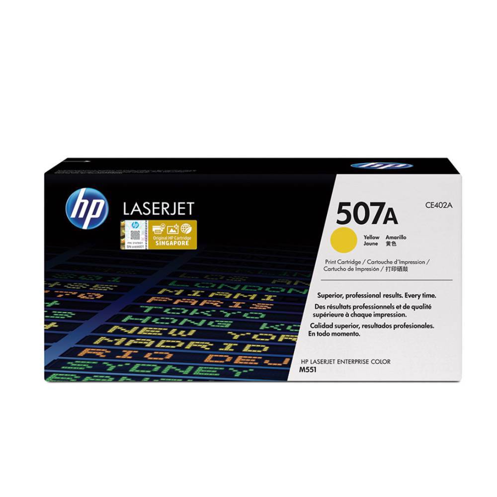 HP 507A CE402A 6000 Sayfa SarI Toner