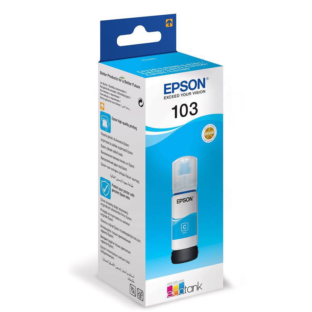 Epson 103 C13T00S24A 65 ML 4500 Sayfa Mavi Mürekkep Kartuşu