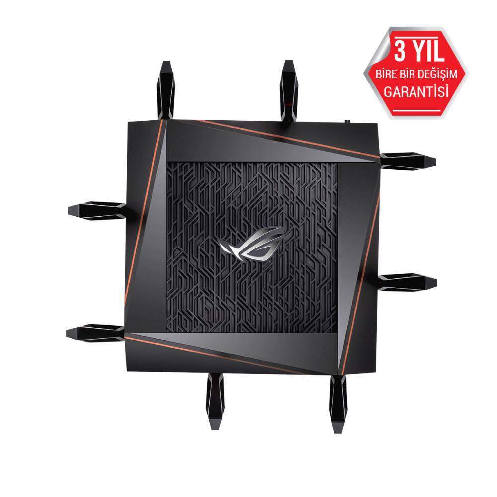ASUS ROG Rapture GT-AX11000 DFS Adaptive QoS AiMesh AiProtection Pro Tri-Band 10 Gigabit Wi-Fi Gaming Router