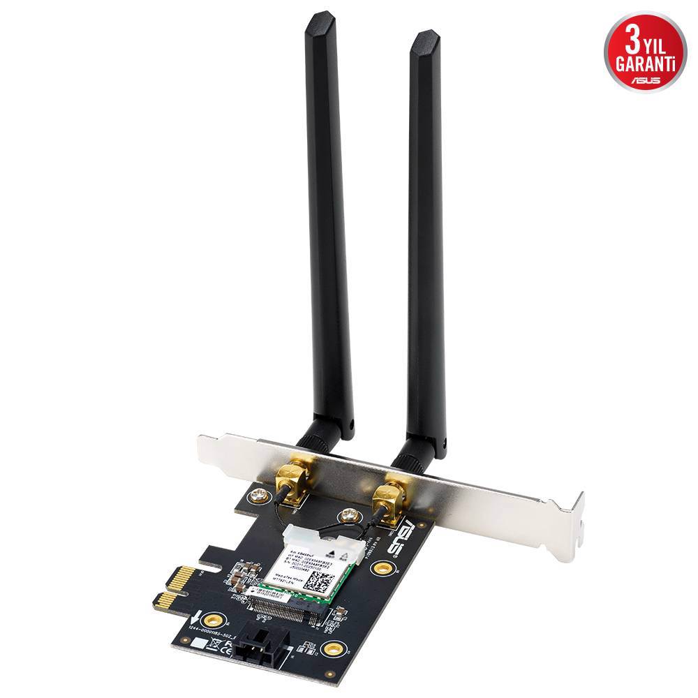 ASUS PCE-AX1800 AX1800 Çift Bantli PCI-E WiFi 6 Bluetooth WPA3 1800 ...