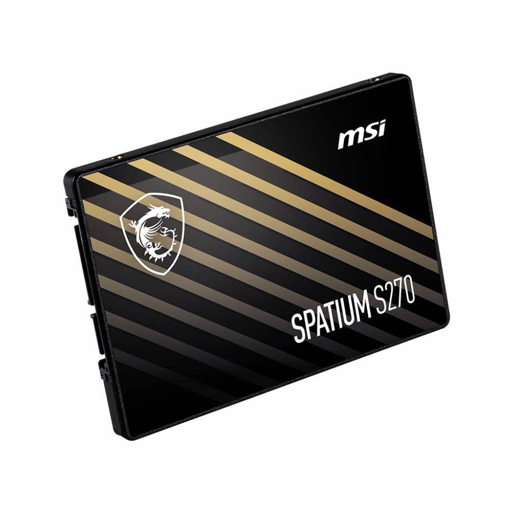 MSI 240GB SPATIUM S270 SATA 3.0 2.5" SSD (500MB Okuma / 400MB Yazma)