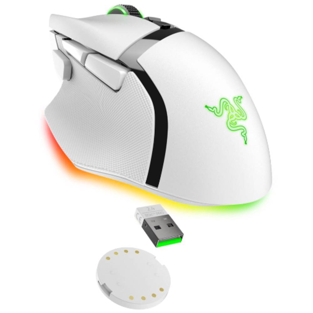 Razer Basilisk V3 Pro RGB Beyaz Kablosuz Gaming Mouse