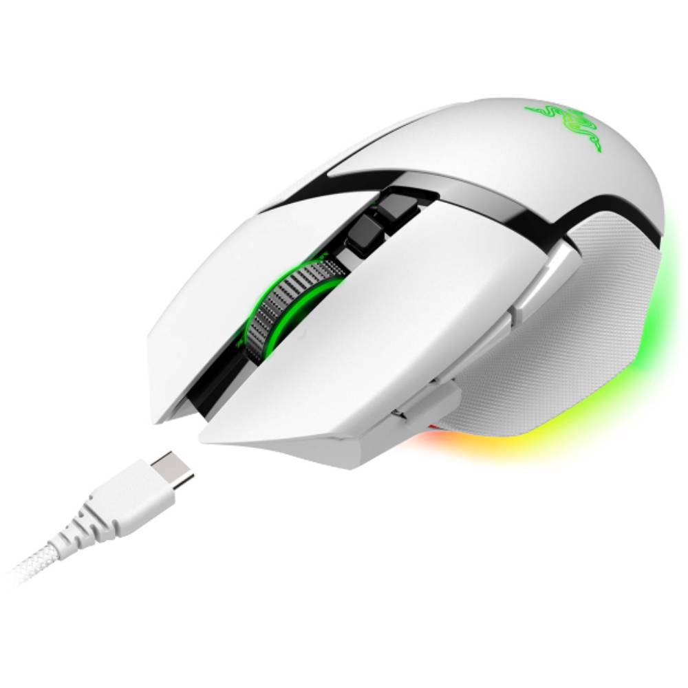 Razer Basilisk V3 Pro RGB Beyaz Kablosuz Gaming Mouse