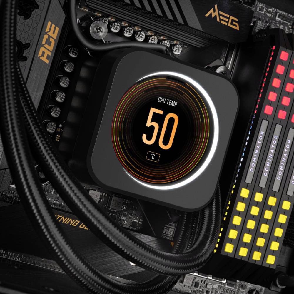 CORSAIR iCUE ELITE Sıvı Soğutma LCD Siyah Ekran Upgrade Kiti