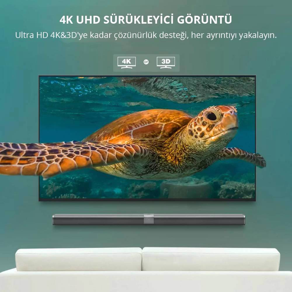 Ugreen 4K 60Hz Displayport to Displayport 1.5m Kablo