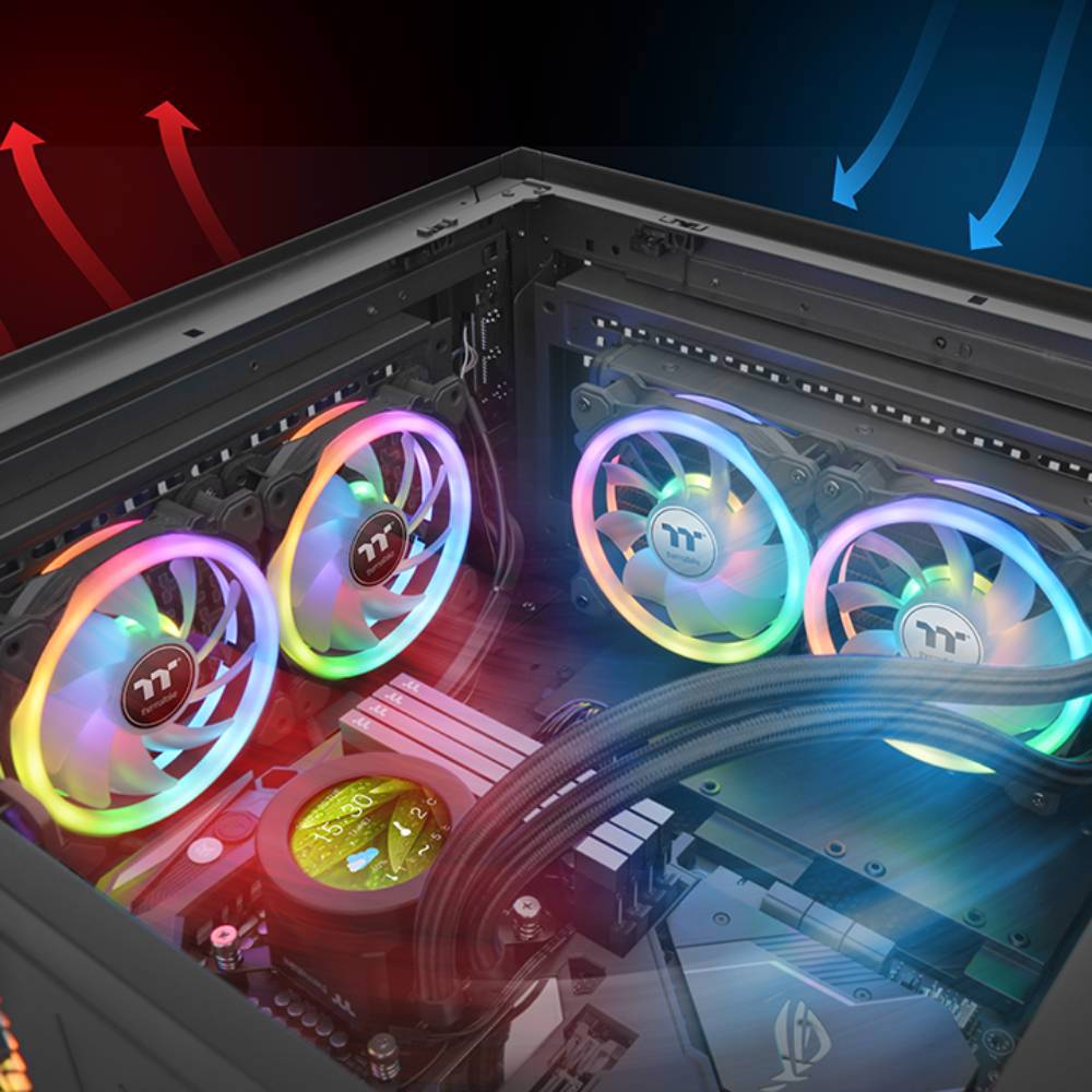 Thermaltake SWAFAN 14 RGB 140mm Radyatör Kasa Fanı (3 Fan Pack)