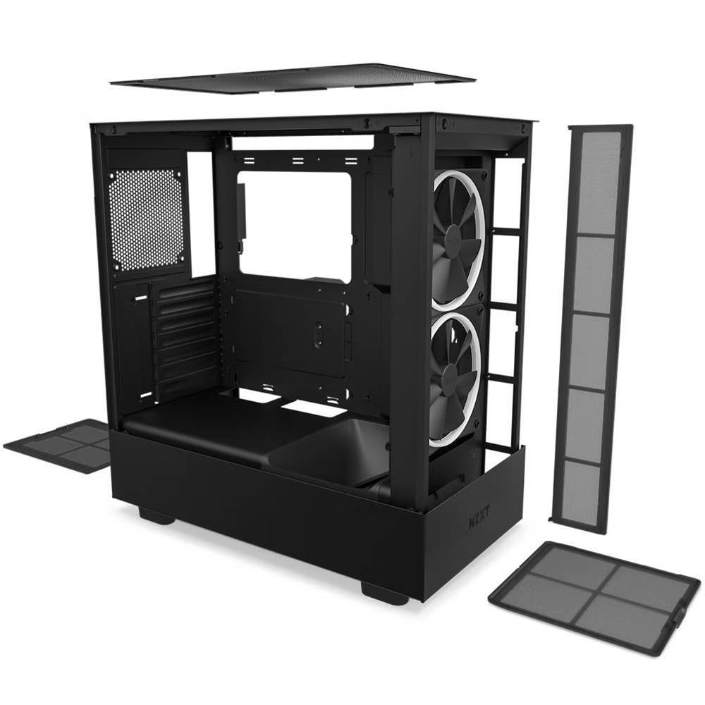 NZXT H5 Elite ATX 750W 80+ Bronze USB 3.2 Siyah Mid Tower Siyah Kasa