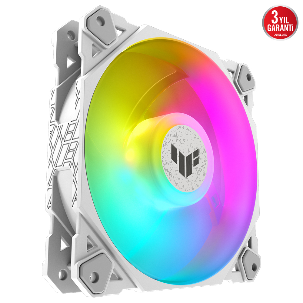 ASUS TUF GAMING TF120 ARGB 120mm Beyaz Üçlü Kasa Fanı