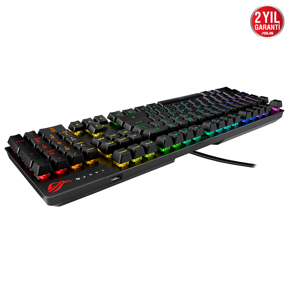 ASUS ROG STRIX Scope RX Blue Switch Türkçe Optik Mekanik Gaming Klavye