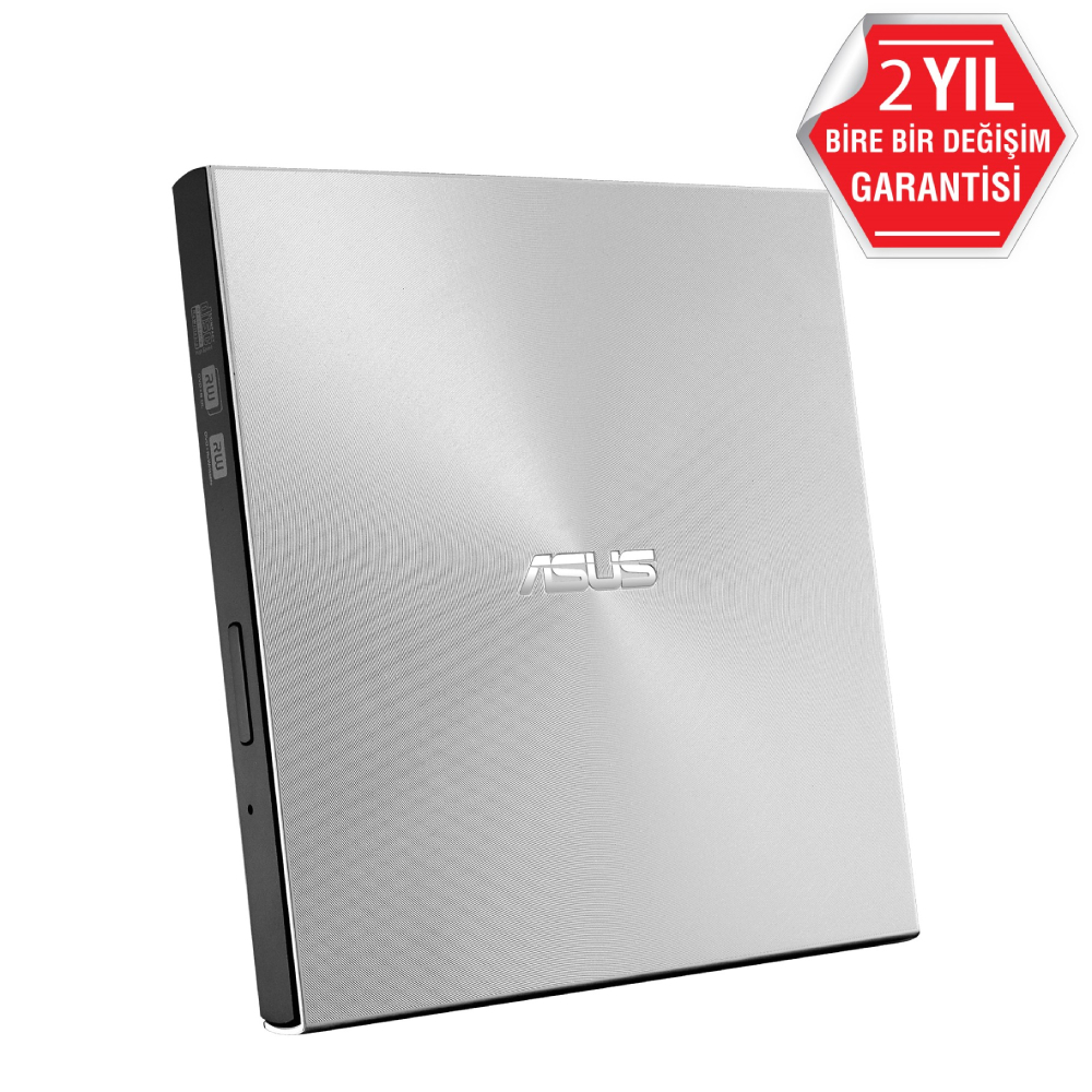 ASUS ZenDrive U9M Windows ve Mac OS USB Type-C M-DISC Ultra İnce Taşınabilir 8X DVD Gümüş Harici Yazıcı